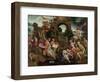 Saul and the Witch of Endor-Jacob Cornelisz van Oostsanen-Framed Art Print