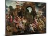 Saul and the Witch of Endor-Jacob Cornelisz van Oostsanen-Mounted Art Print