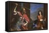 Saul Attacking David-null-Framed Stretched Canvas