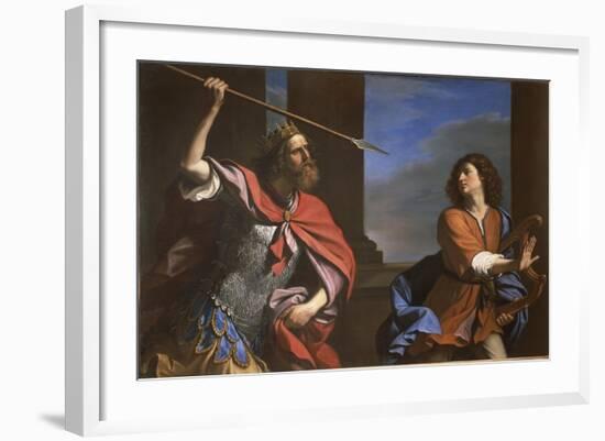 Saul Attacking David-null-Framed Giclee Print