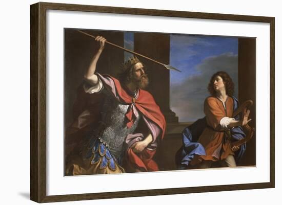 Saul Attacking David-null-Framed Giclee Print