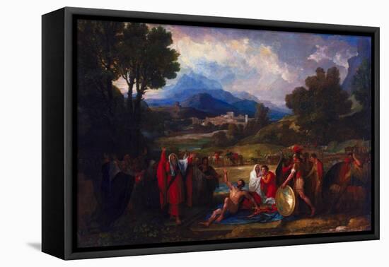 Saul before Samuel and the Prophets, 1812-Benjamin West-Framed Stretched Canvas