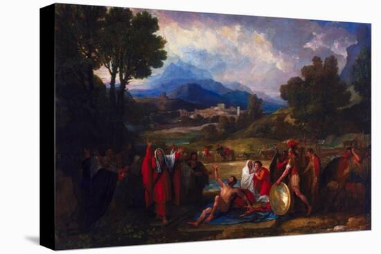 Saul before Samuel and the Prophets, 1812-Benjamin West-Stretched Canvas