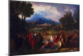 Saul before Samuel and the Prophets, 1812-Benjamin West-Mounted Giclee Print