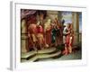 Saul Listening to David Playing the Harp-Erasmus Quellinus-Framed Giclee Print