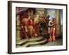 Saul Listening to David Playing the Harp-Erasmus Quellinus-Framed Giclee Print