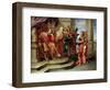 Saul Listening to David Playing the Harp-Erasmus Quellinus-Framed Giclee Print