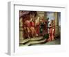 Saul Listening to David Playing the Harp-Erasmus Quellinus-Framed Giclee Print