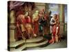 Saul Listening to David Playing the Harp-Erasmus Quellinus-Stretched Canvas