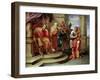 Saul Listening to David Playing the Harp-Erasmus Quellinus-Framed Giclee Print