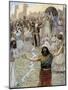 Saul prophesies with the prophets by Tissot -Bible-James Jacques Joseph Tissot-Mounted Giclee Print