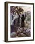 Saul questions the young maidens by Tissot -Bible-James Jacques Joseph Tissot-Framed Giclee Print