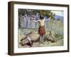 Saul sacrifices the oxen by J James Tissot - Bible-James Jacques Joseph Tissot-Framed Giclee Print