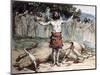 Saul Sacrifices the Oxen-James Tissot-Mounted Giclee Print
