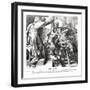 Saul tries to kill David, 1 Samuel-Julius Schnorr von Carolsfeld-Framed Giclee Print