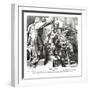 Saul tries to kill David, 1 Samuel-Julius Schnorr von Carolsfeld-Framed Giclee Print