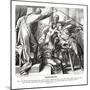 Saul tries to kill David, 1 Samuel-Julius Schnorr von Carolsfeld-Mounted Giclee Print