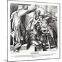 Saul tries to kill David, 1 Samuel-Julius Schnorr von Carolsfeld-Mounted Giclee Print