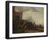 Saul Welcoming David after His Victory over Goliath-Gerrit de Wet-Framed Art Print