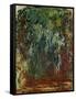 Saule pleureur, Giverny (Weeping willow, Giverny) Painted in Monet's garden at Giverny.-Claude Monet-Framed Stretched Canvas