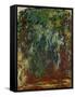 Saule pleureur, Giverny (Weeping willow, Giverny) Painted in Monet's garden at Giverny.-Claude Monet-Framed Stretched Canvas