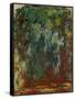 Saule pleureur, Giverny (Weeping willow, Giverny) Painted in Monet's garden at Giverny.-Claude Monet-Framed Stretched Canvas