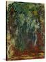 Saule pleureur, Giverny (Weeping willow, Giverny) Painted in Monet's garden at Giverny.-Claude Monet-Stretched Canvas