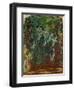 Saule pleureur, Giverny (Weeping willow, Giverny) Painted in Monet's garden at Giverny.-Claude Monet-Framed Giclee Print