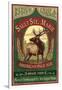 Sault Ste. Marie, Michigan - Elk Pale Ale-Lantern Press-Framed Art Print