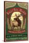 Sault Ste. Marie, Michigan - Elk Pale Ale-Lantern Press-Stretched Canvas