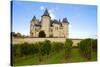 Saumur Castle and Vineyards-neirfy-Stretched Canvas