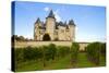 Saumur Castle and Vineyards-neirfy-Stretched Canvas