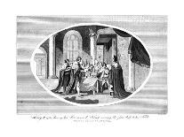 The Duke of Buckingham Stabbed to Death by John Felton, 23rd August 1628-Saunders-Giclee Print