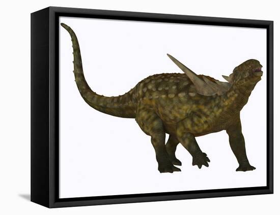 Sauropelta, a Herbivorous Dinosaur from the Cretaceous Period-null-Framed Stretched Canvas