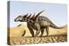 Sauropelta, a Nodosaurid Dinosaur from the Cretaceous Period-null-Stretched Canvas