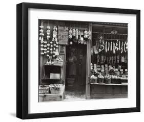 Sausage Market-null-Framed Art Print