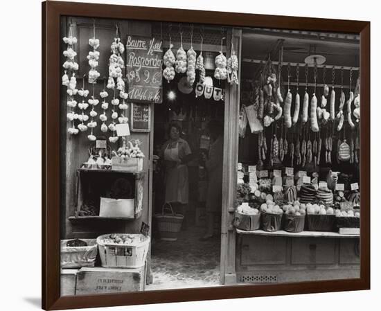 Sausage Market-null-Framed Art Print