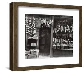 Sausage Market-null-Framed Art Print