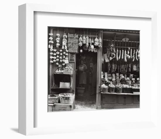 Sausage Market-null-Framed Art Print