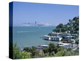 Sausalito, a Town on San Francisco Bay in Marin County, California, USA-Fraser Hall-Stretched Canvas