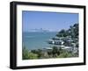 Sausalito, a Town on San Francisco Bay in Marin County, California, USA-Fraser Hall-Framed Premium Photographic Print