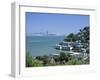 Sausalito, a Town on San Francisco Bay in Marin County, California, USA-Fraser Hall-Framed Premium Photographic Print