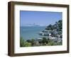 Sausalito, a Town on San Francisco Bay in Marin County, California, USA-Fraser Hall-Framed Photographic Print