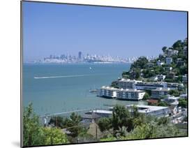 Sausalito, a Town on San Francisco Bay in Marin County, California, USA-Fraser Hall-Mounted Photographic Print