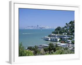 Sausalito, a Town on San Francisco Bay in Marin County, California, USA-Fraser Hall-Framed Photographic Print