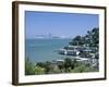 Sausalito, a Town on San Francisco Bay in Marin County, California, USA-Fraser Hall-Framed Photographic Print