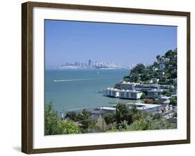 Sausalito, a Town on San Francisco Bay in Marin County, California, USA-Fraser Hall-Framed Photographic Print