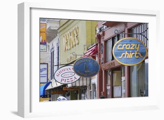 Sausalito street signs, California-Anna Miller-Framed Photographic Print