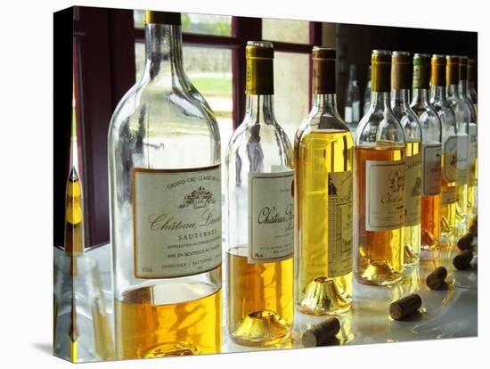 Sauternes Wines at Union Des Grand Crus Tasting, Domaine De Chevalier in Graves, Bordeaux, France-Per Karlsson-Stretched Canvas