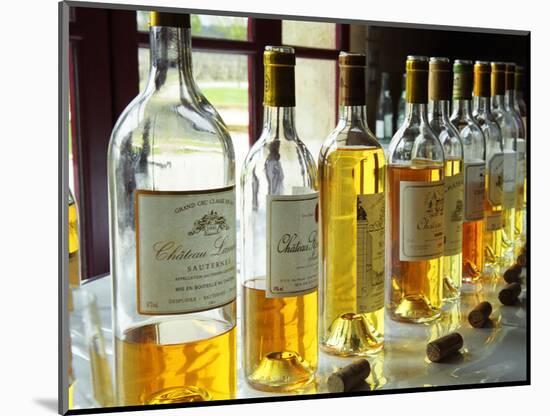 Sauternes Wines at Union Des Grand Crus Tasting, Domaine De Chevalier in Graves, Bordeaux, France-Per Karlsson-Mounted Photographic Print